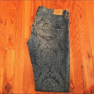 Abercrombie and Fitch patterned jeans